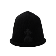 Awende Crocodile Leather Wool Beanie