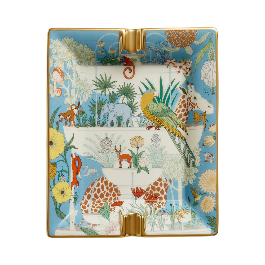 H314701M01 Hermes Precious Paradise Ashtray Tropique