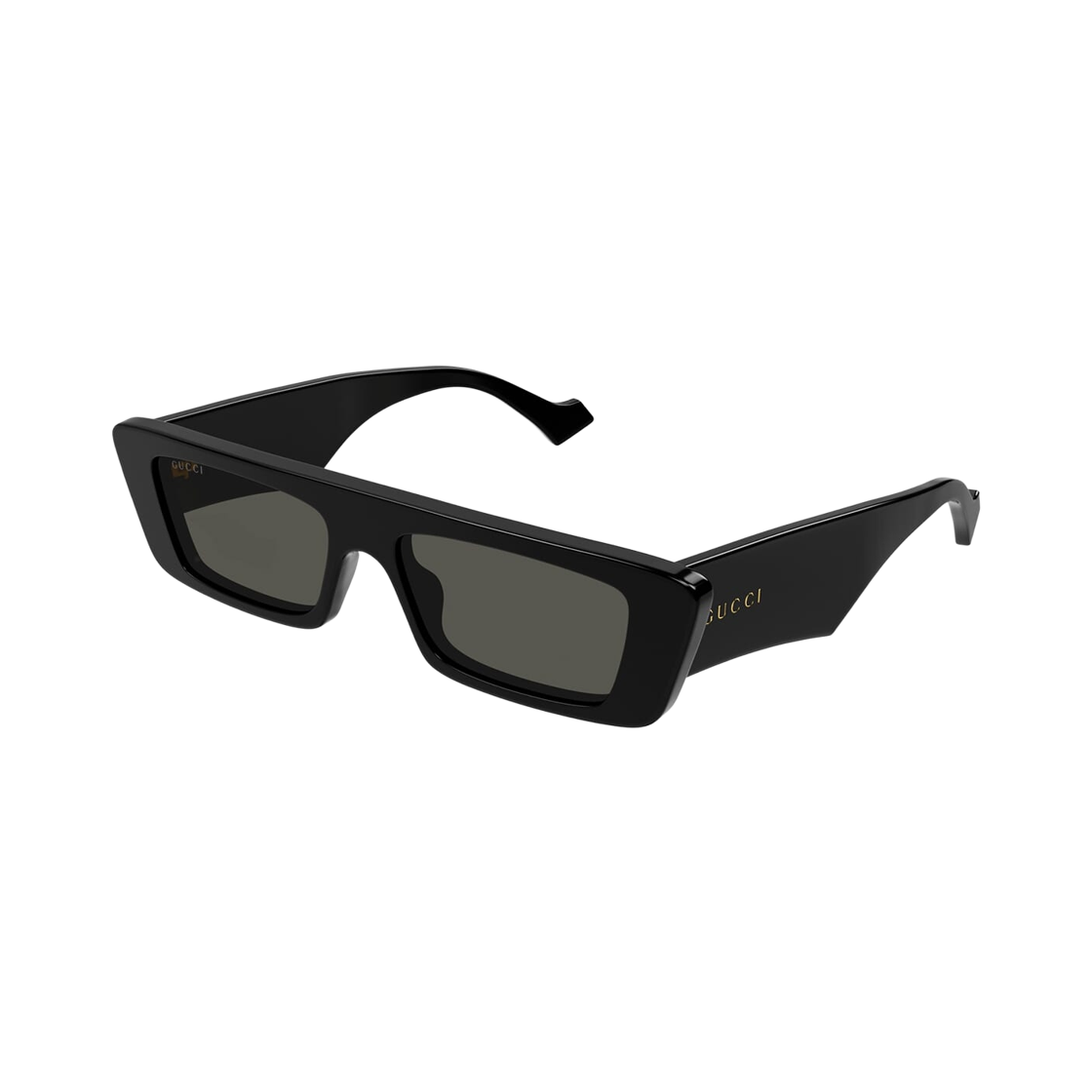 GG1331S-001 Gucci Rectangular Frame Sunglasses Black Black