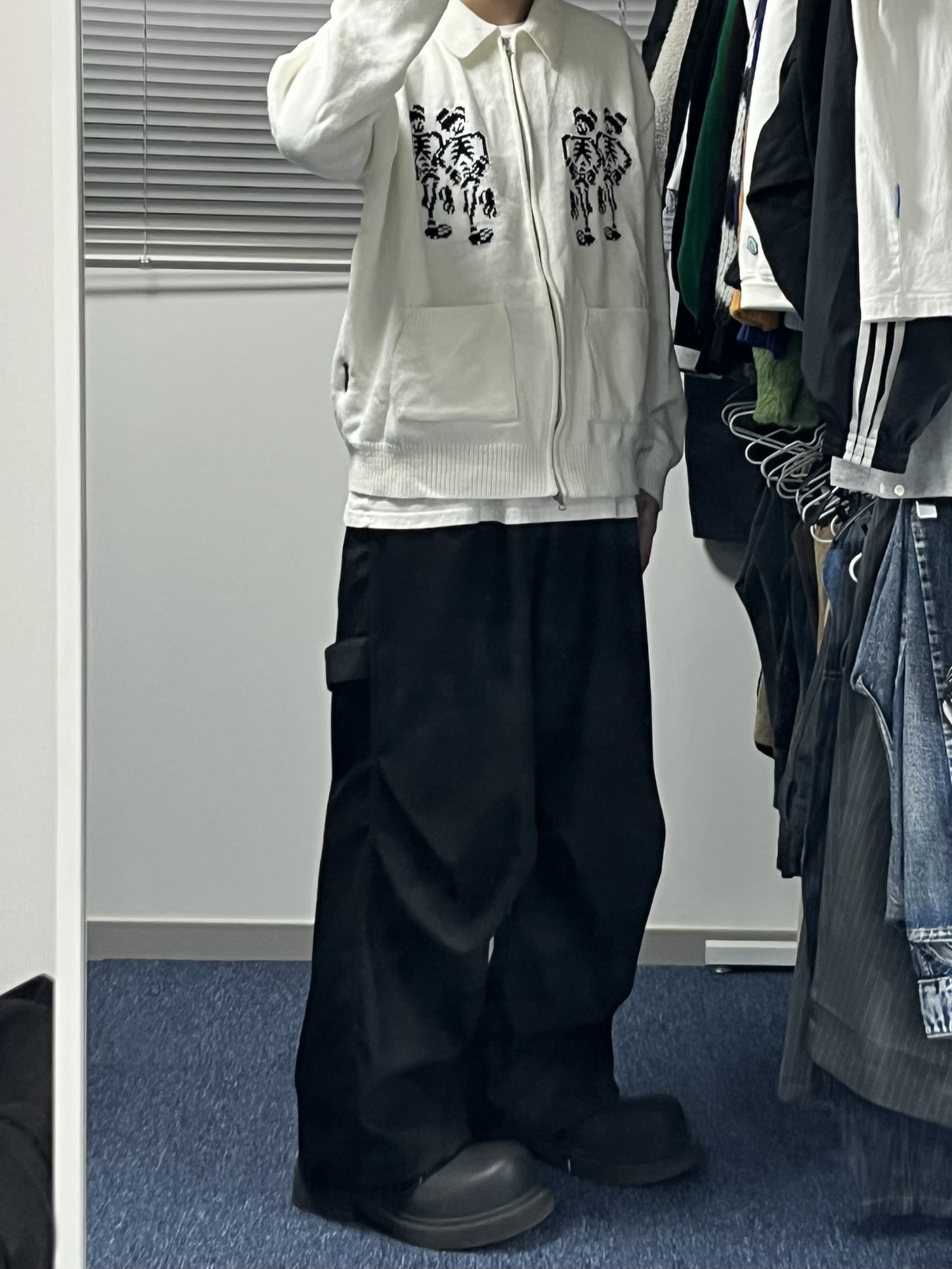 Balenciaga Steroid Derby Black, Kamien x KOIN SEOUL 247 All Day Slacks Black 착용 스타일