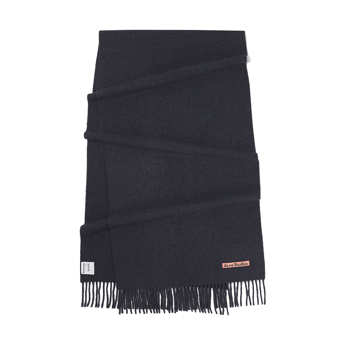 아크네 스튜디오 내로우 울 프린지 머플러 퍼플 멜란지(Acne Studios Narrow Wool Fringe Muffler Purple Melange) - 2