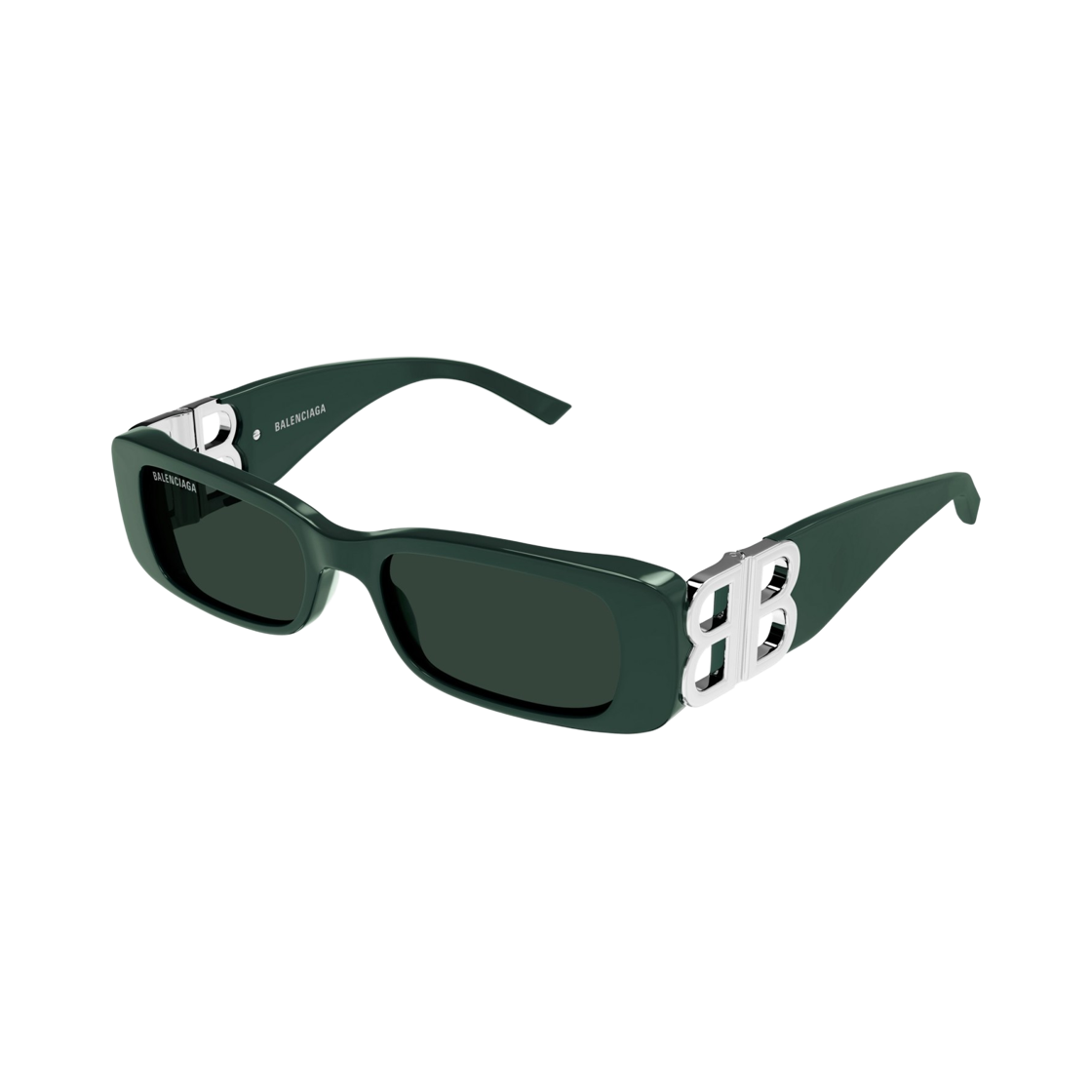 (W) 발렌시아가 다이내스티 렉탱글 선글라스 그린((W) Balenciaga Dynasty Rectangle Sunglasses Green) - 2