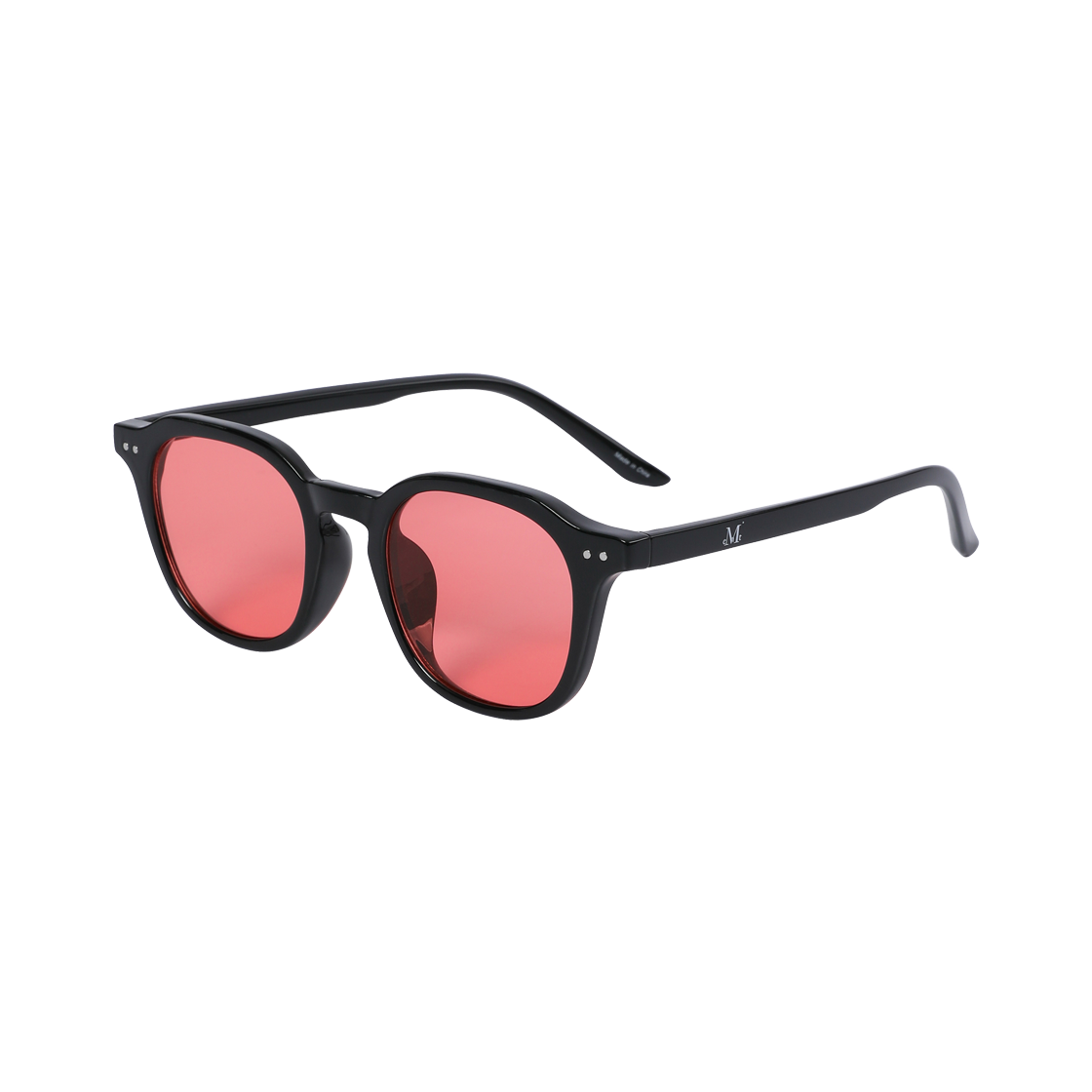 P0000BFR MUCENT Orca Tint Round Sunglasses Unisex (5Color) Tint Pink
