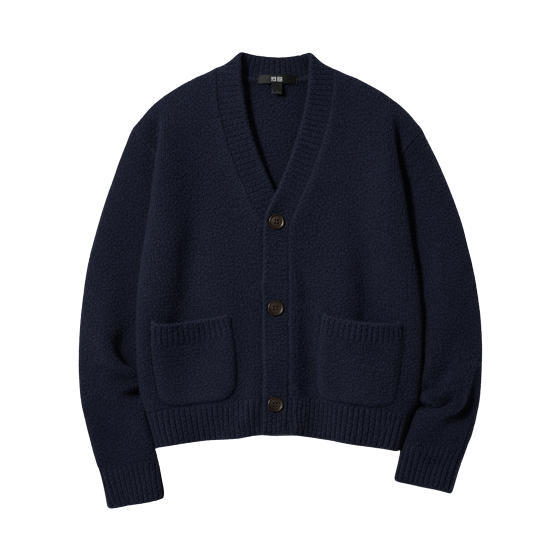 유니클로 수플레얀 숏 니트 가디건 네이비 - JP(Uniqlo Souffle Yarn Short Knit Cardigan Navy - JP)