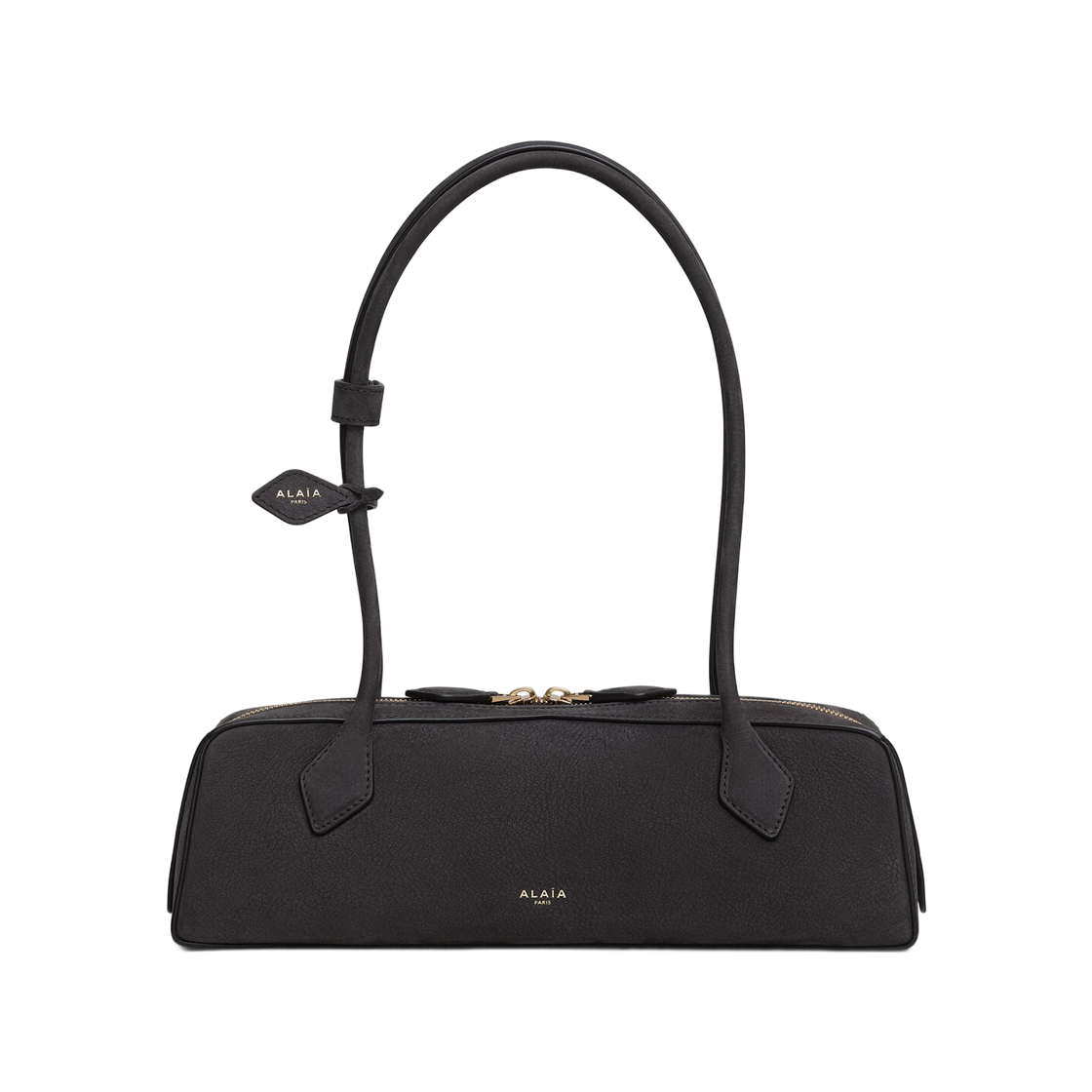 알라이아 르 테켈 미디움 레더 숄더백 앤트러사이트(Alaia Le Teckel Medium Leather Shoulder Bag Anthracite)