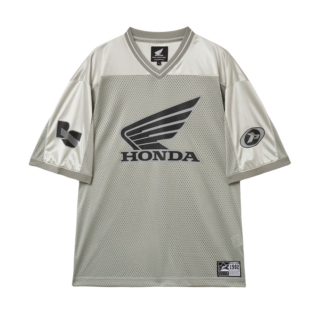 [KREAM 단독] 혼다 오리지널 윙 로고 메쉬 티셔츠 그레이([KREAM 단독] Honda Original Wing Logo Mesh T-Shirt Gray) - 1
