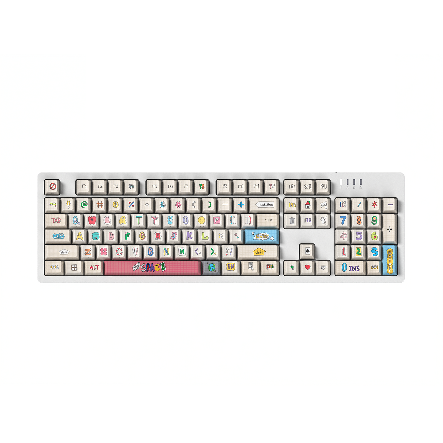 시이닷 다이어리 유선 LED 기계식 키보드(C.e.dot Diary Wired LED Mechanical Keyboard)