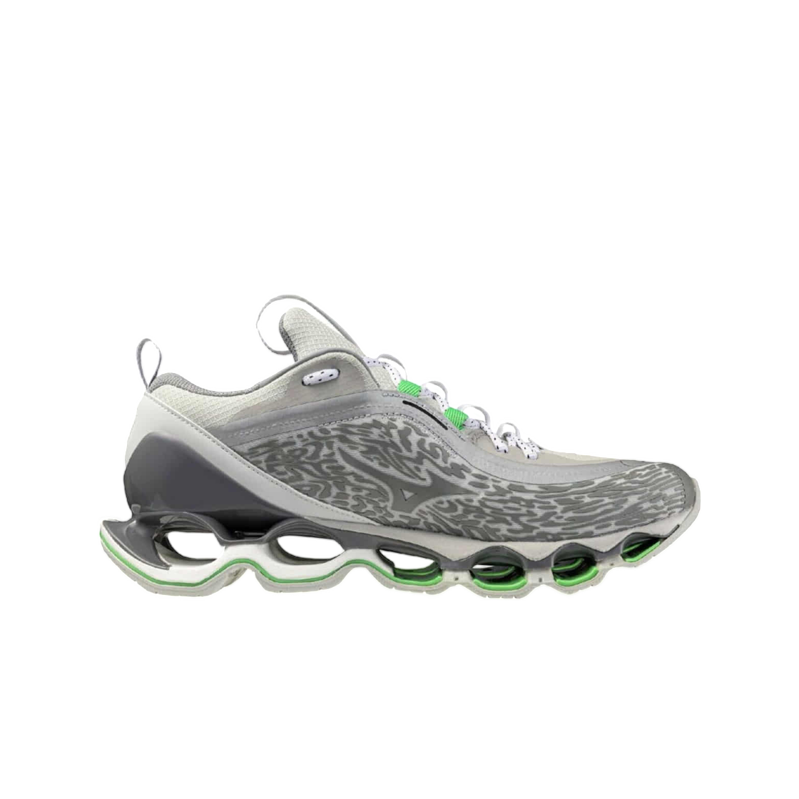 D1GA261303 Mizuno Wave Prophecy 13.2 Light Grey Black Green
