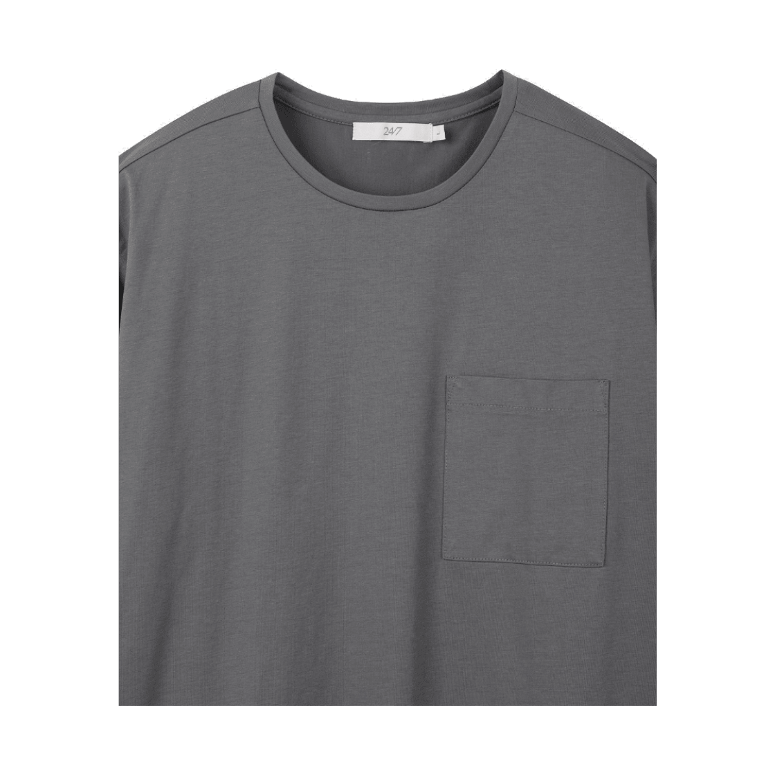 24/7 시리즈 소로나 30'S 포켓 티셔츠 차콜(24/7 series Sorona 30'S Pocket Tee Charcoal) - 3