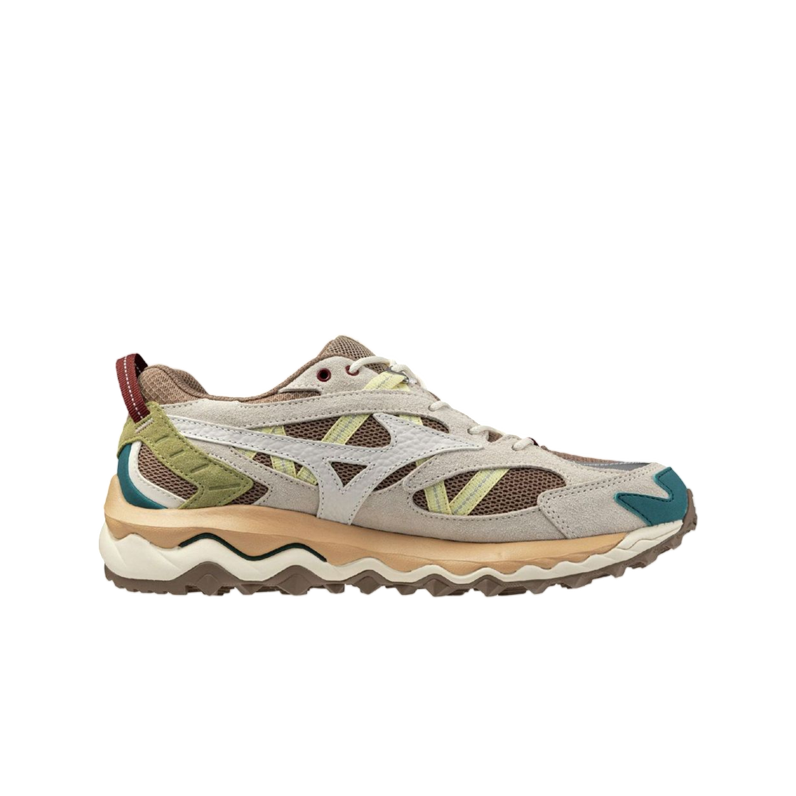 D1GA251305 Mizuno Wave Mujin TL Fossil Snow White Summer Sand