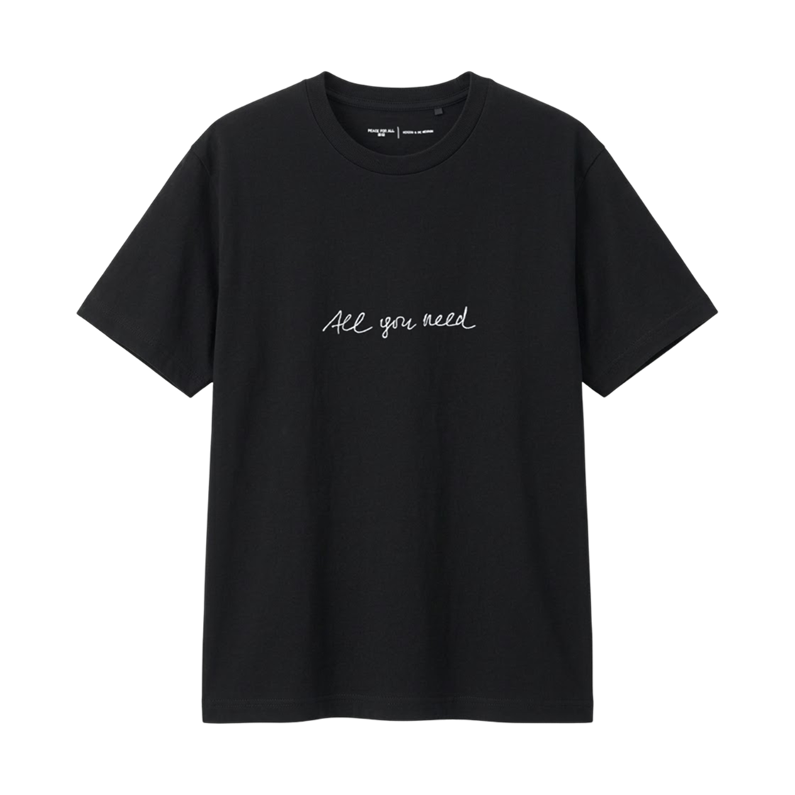 471157-09 / 485513-09 / 479070-09 Uniqlo x Herzog & De Meuron Peace For All Graphic T-Shirt Black