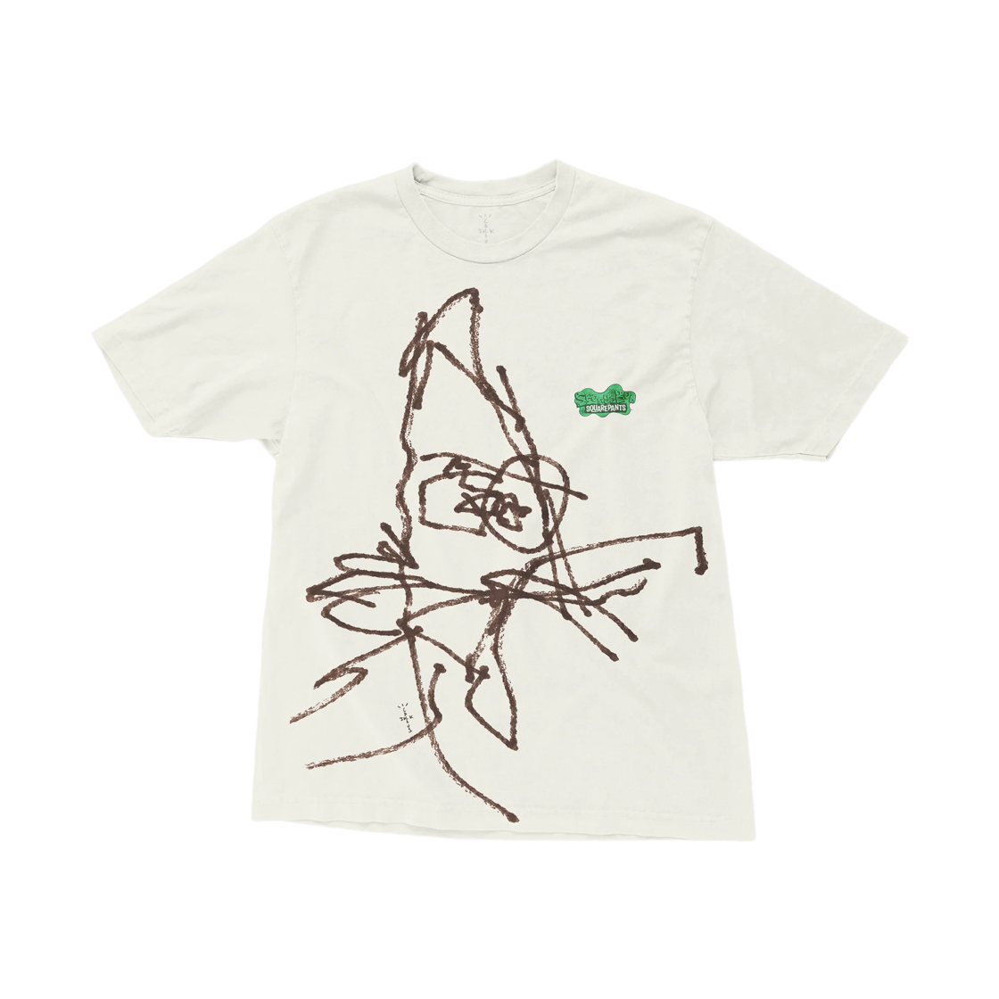 - Travis Scott Cactus Jack x Spongebob Doodlebob Tee 2 White