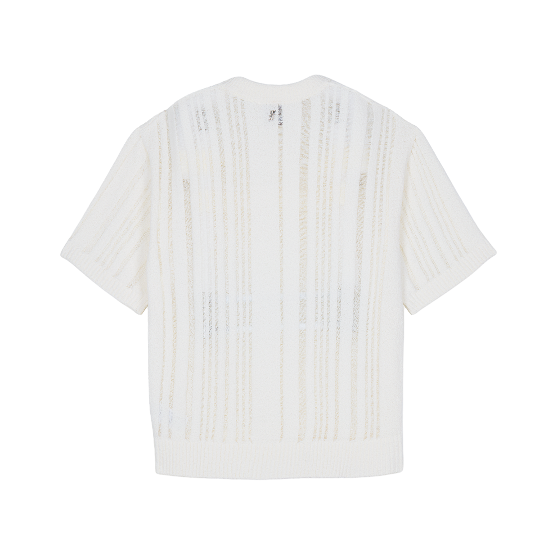 지오송지오 컬렉션 디스트레스드 크루넥 니트 오프화이트 BI3KT314OW(ZIOSONGZIO COLLECTION Distressed Crewneck Knit Off White) - 2
