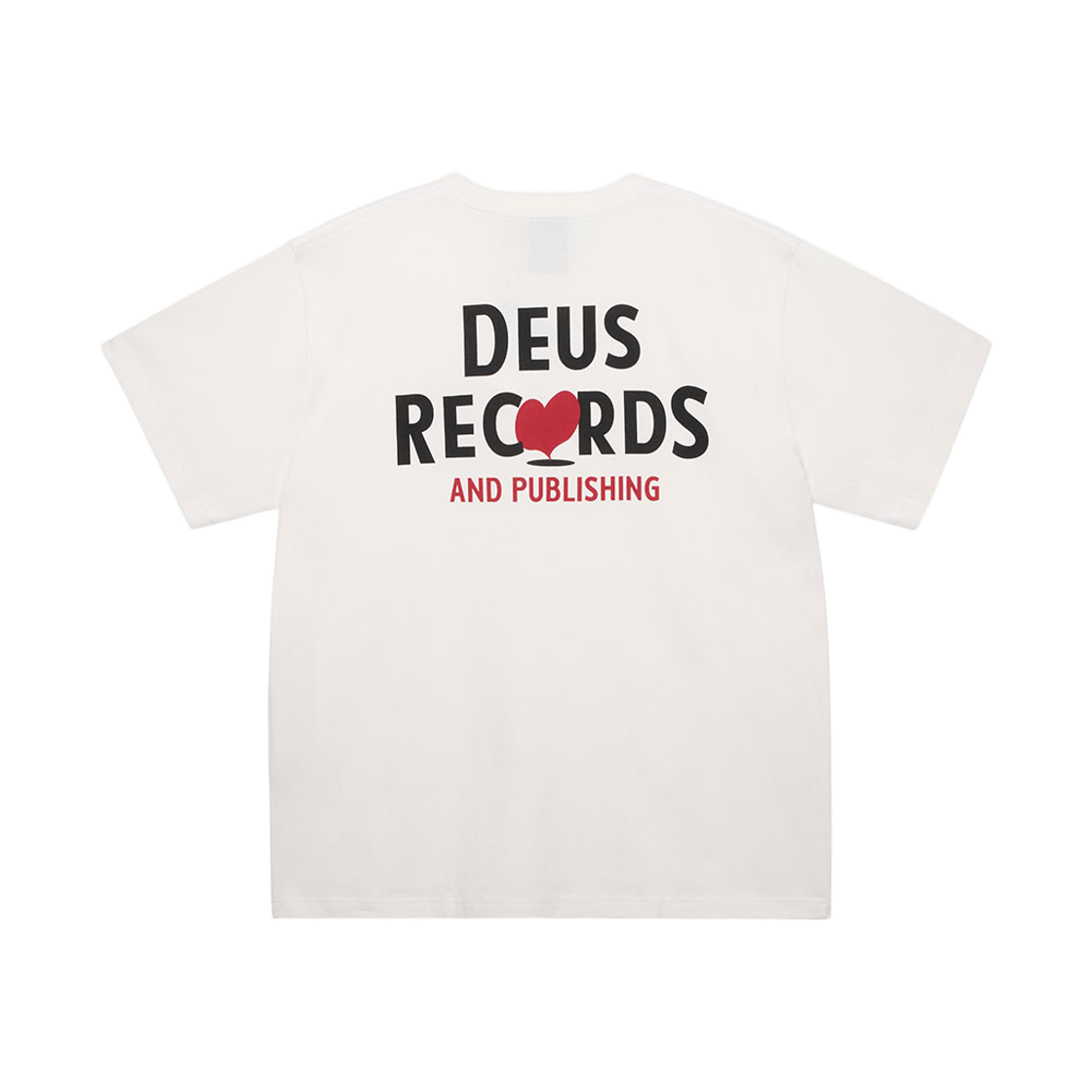 [6% 적립] 데우스 엑스 마키나 딥 컷 티셔츠 화이트([6% 적립] Deus Ex Machina Deep Cut Tee White)