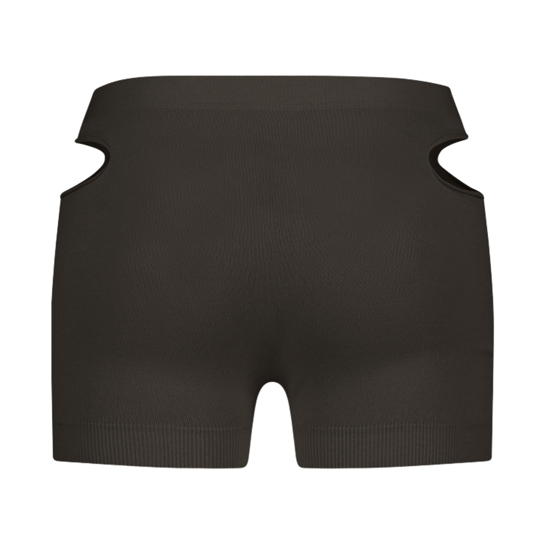 쥬키프 코튼믹스 사이드 슬릿 브리프 다크 브라운(Juukiff Side-Slit Seamless Brief In Mixed Cotton Dark Brown) - 2