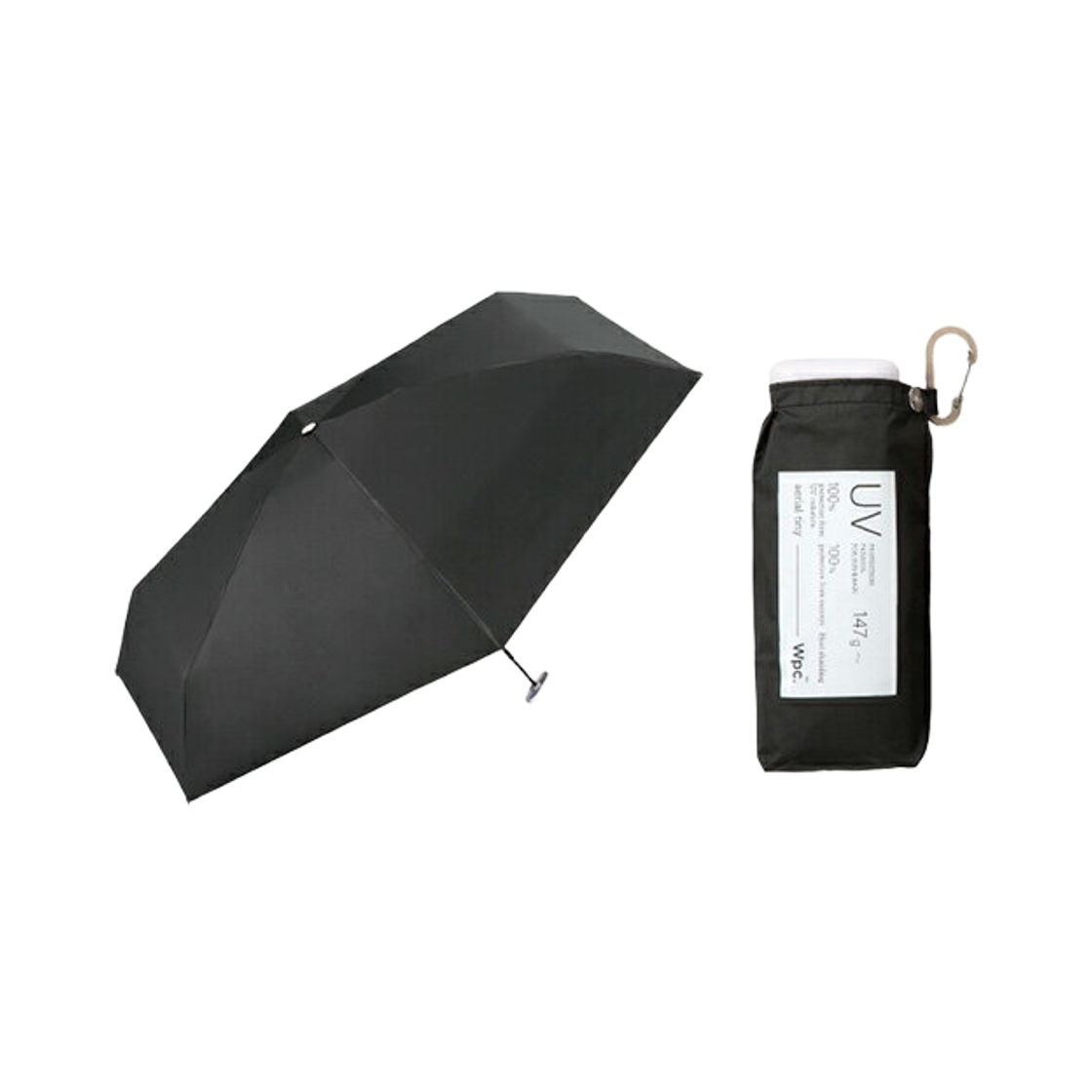 WPC UPF50+ UV 엄브렐라 블랙(WPC UPF50+ UV Umbrella Black)