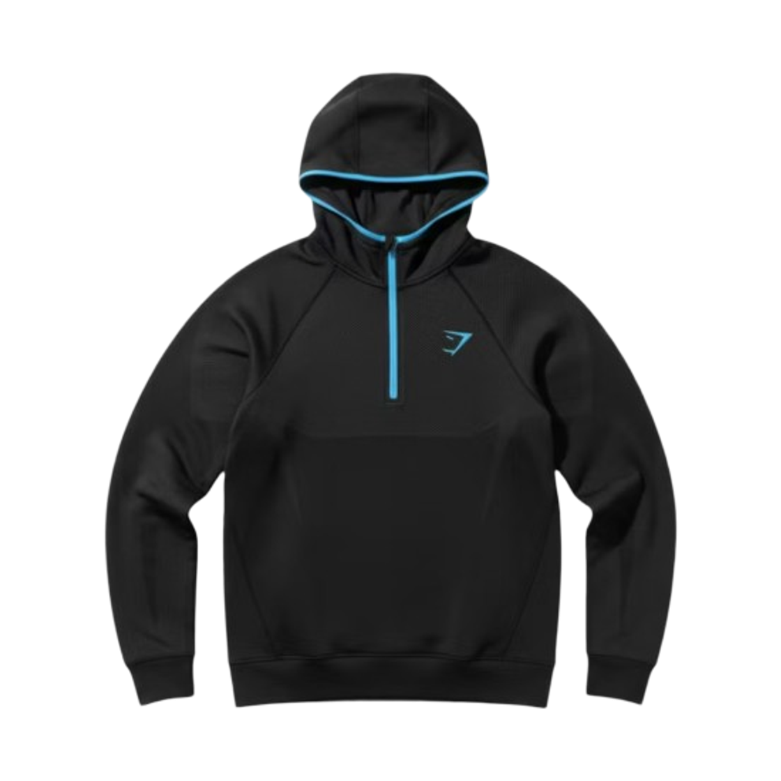 짐샤크 오닉스 5.0 심리스 후드 블랙 오닉스 그레이(Gymshark Onyx 5.0 Seamless Hoodie Black Onyx Grey) - 1