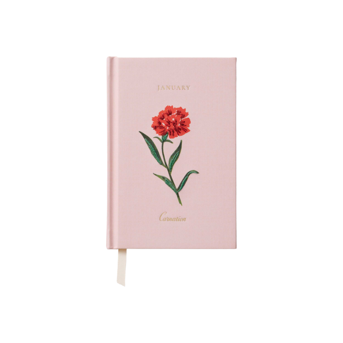 JNB001 RIFLE PAPER CO. Birth Month Mini Embroidered Journal January