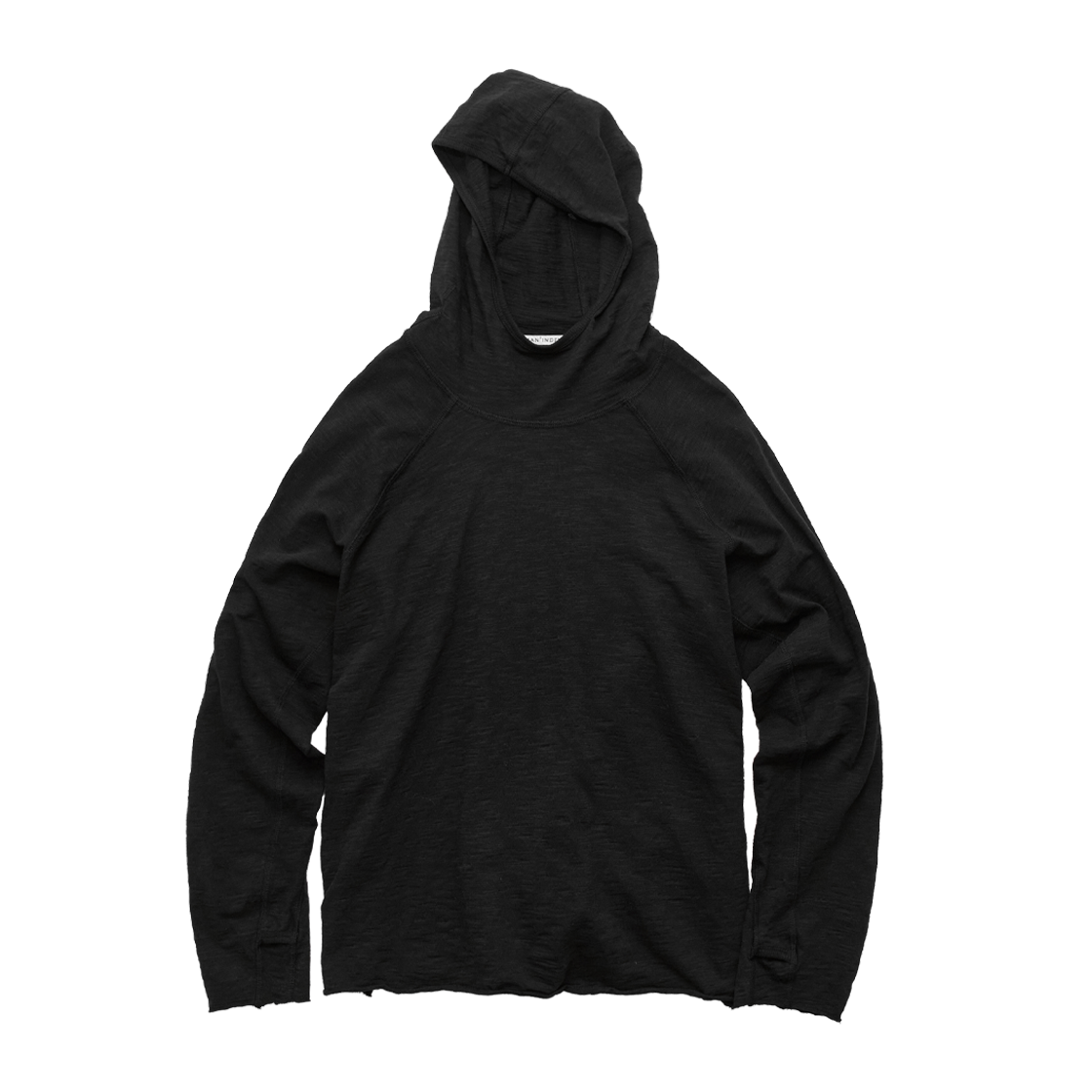 폴리테루 휴먼인덱스 휴먼 터틀 넥 후디 블랙