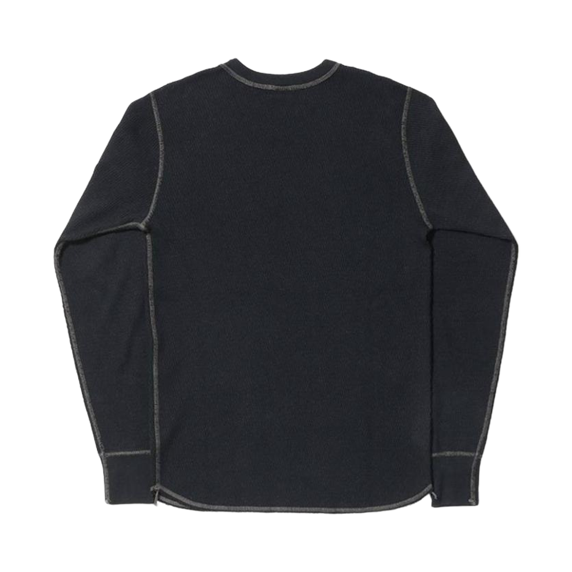 버즈 릭슨 써멀 헨리넥 티셔츠 블랙(Buzz Rickson's Thermal Henley Neck T-Shirt Black) - 2