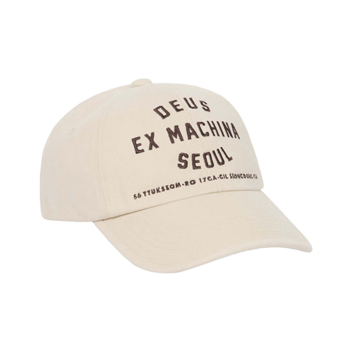 [6% 적립] 데우스 엑스 마키나 엠블럼 컬리지 어드레스 캡 베이지([6% 적립] Deus Ex Machina Emblem College Address Cap Beige)