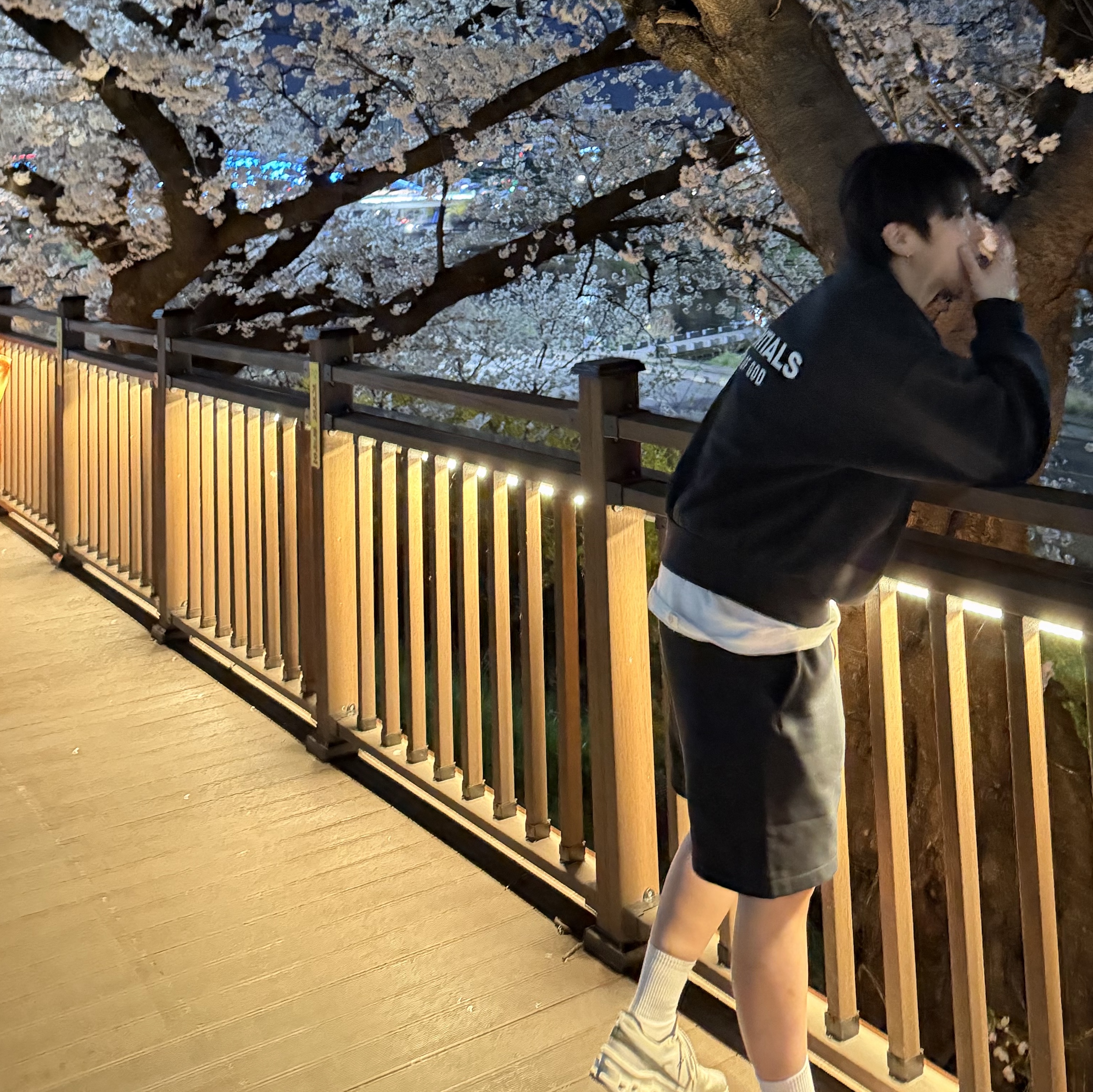 Essentials Classic Sweatshorts Jet Black - 25SS 착용 스타일
