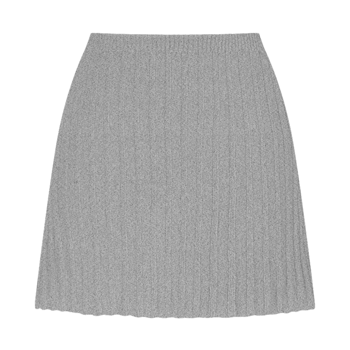 26SSMATR04 Juukiff Side Slit Skort In Tencel Melange Grey