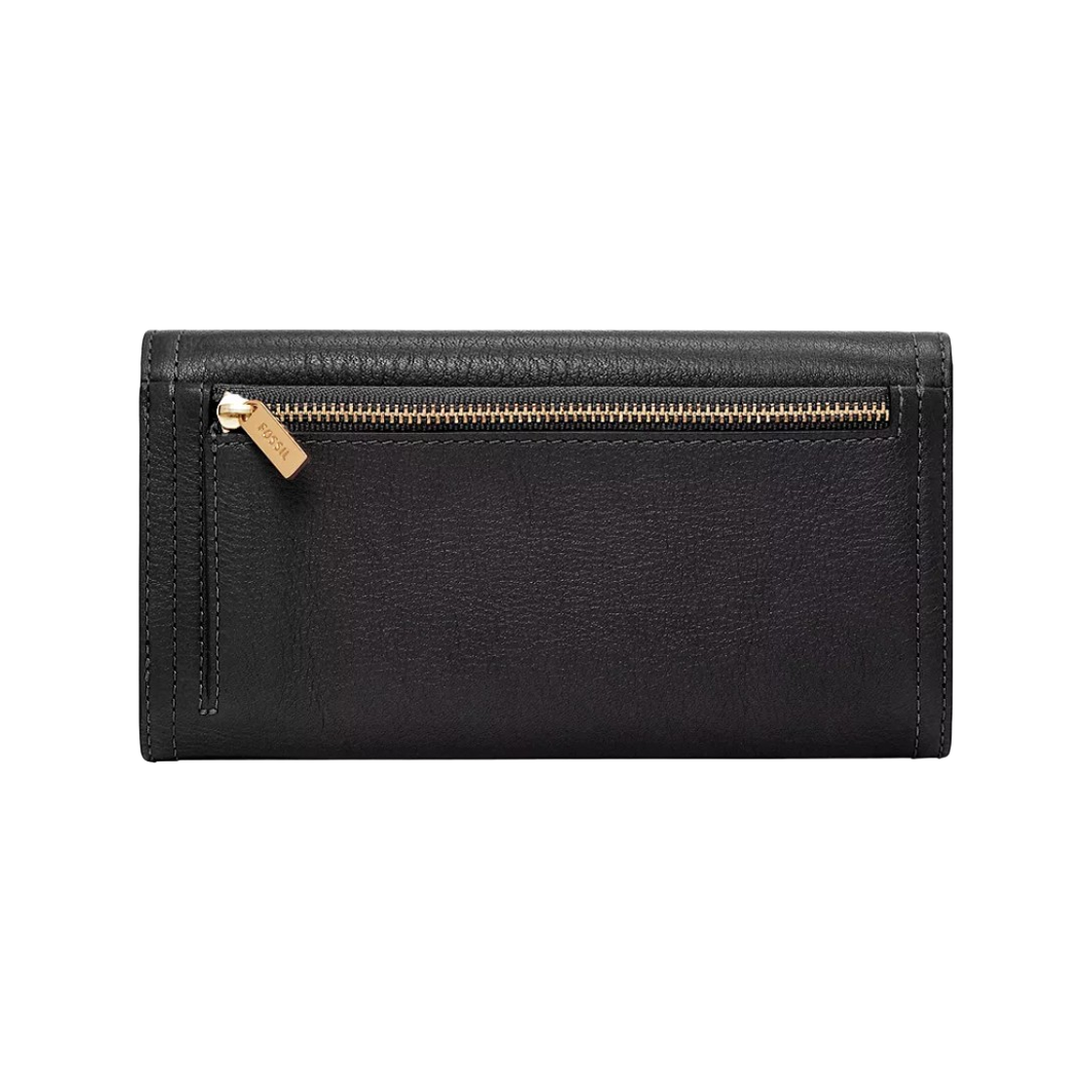 파슬 로건 레더 RFID 플랩 클러치 월렛 블랙(Fossil Logan Leather RFID Flap Clutch Wallet Black) - 2