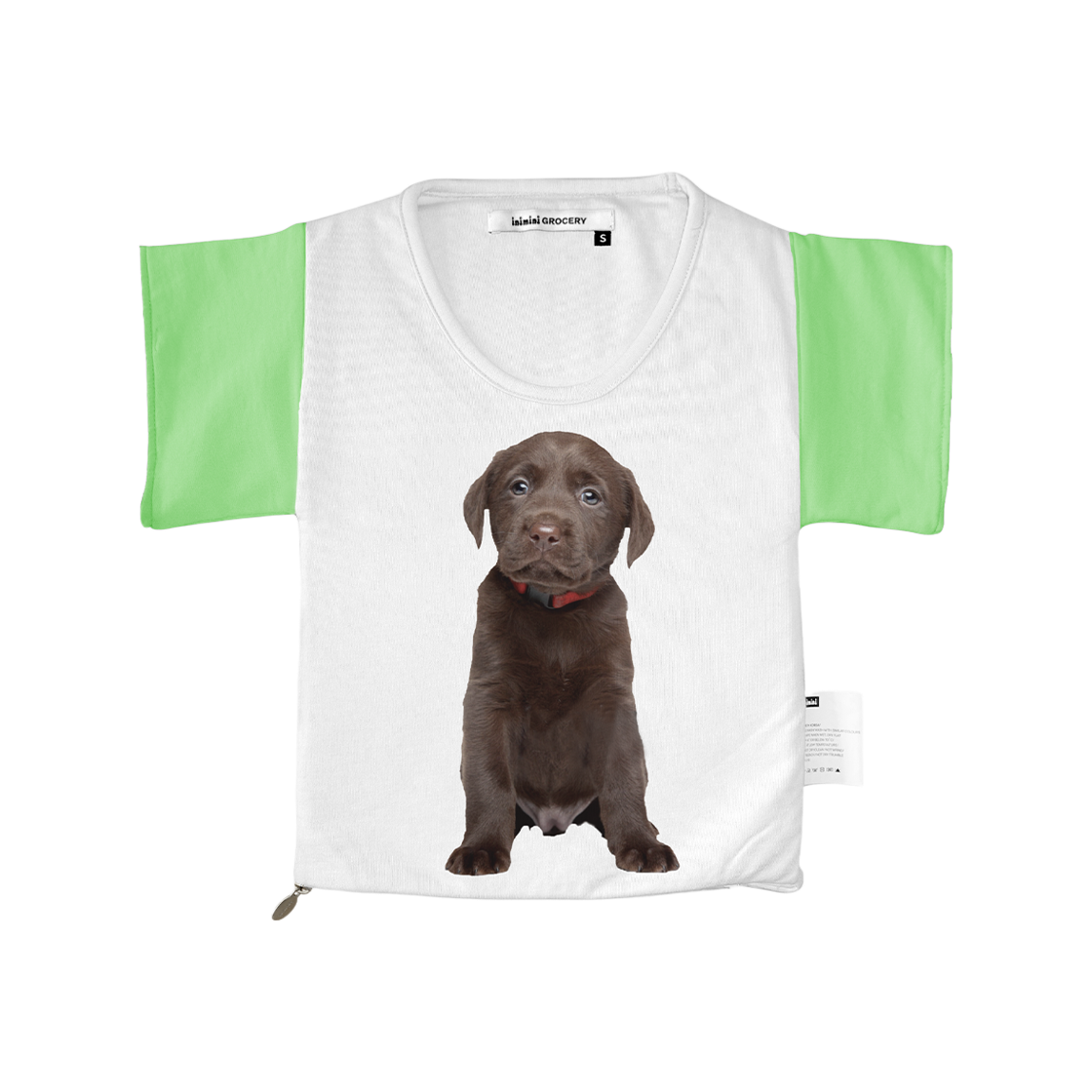 이니미니 티 파우치 - 브라운 리트리버(소)(INIMINI Tee pouch [pad / labtop]_Brown Retriever (S size))