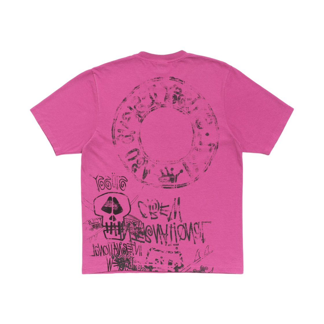 스투시 스컬 피그먼트 다이드 티셔츠 베리(Stussy Skulls Pigment Dyed T-Shirt Berry) - 2