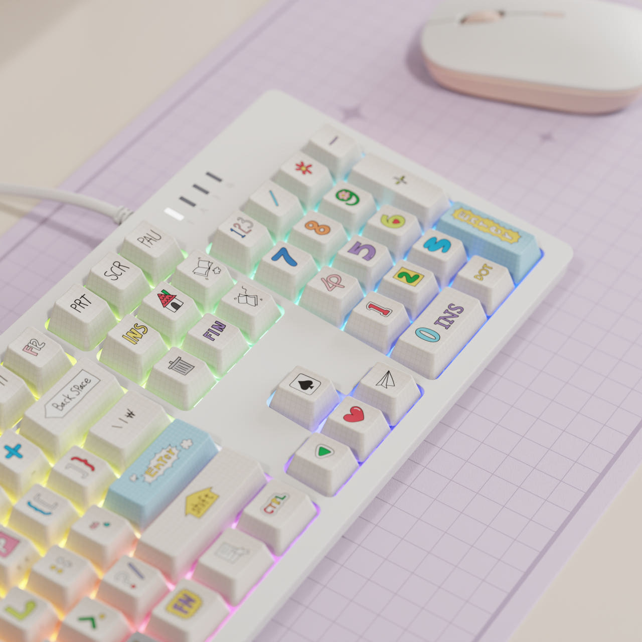 시이닷 다이어리 유선 LED 기계식 키보드(C.e.dot Diary Wired LED Mechanical Keyboard) - 3