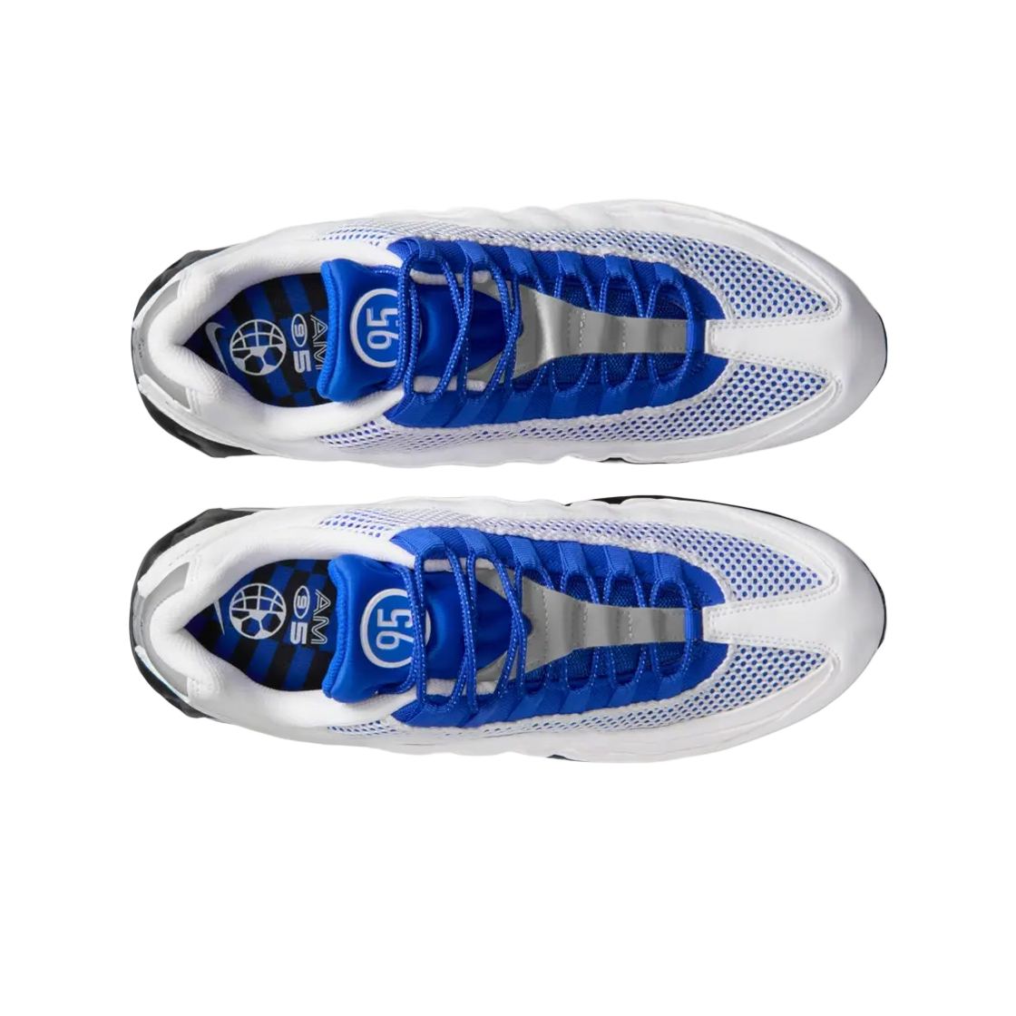나이키 에어맥스 95 빅 버블 토탈 90 화이트 레이서 블루(Nike Air Max 95 Big Bubble Total 90 White Racer Blue) - 2