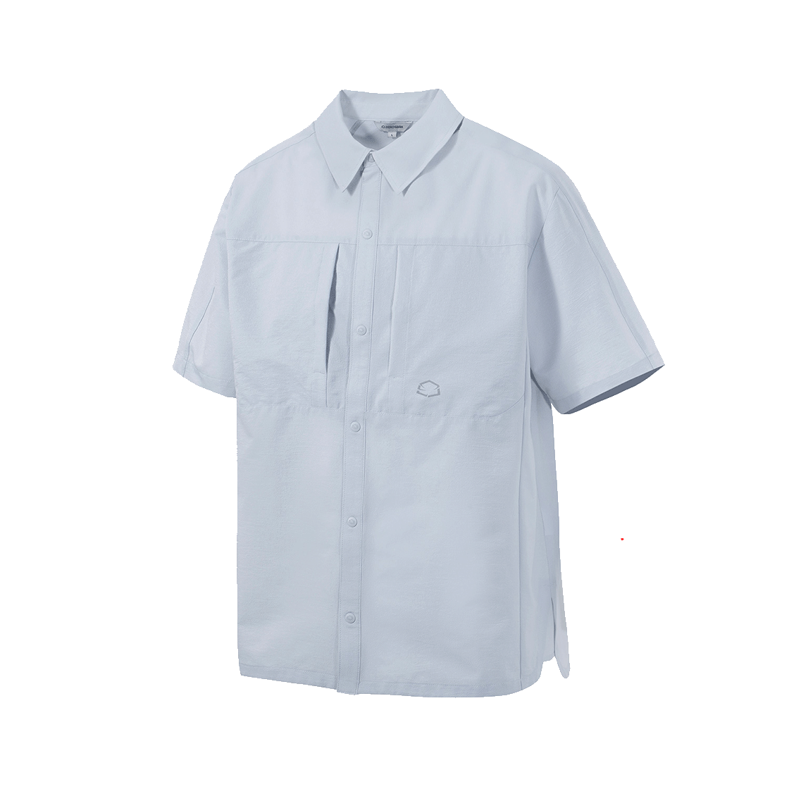 제로그램 에어프레쉬 포켓 반팔 셔츠 라이트 그레이(ZEROGRAM Airfresh Pocket Half Shirts Light Gray)