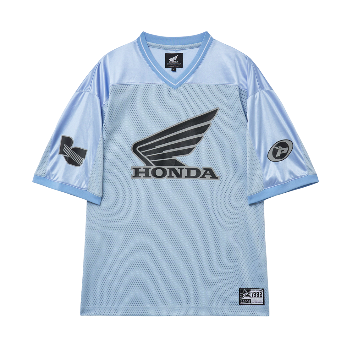 혼다 오리지널 윙 로고 메쉬 티셔츠 라이트 블루
