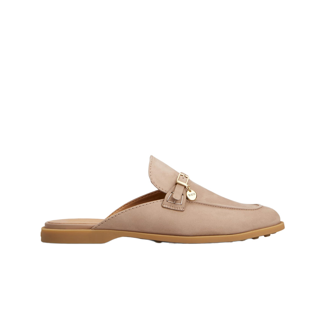 (W) 토즈 누벅 뮬 핑크((W) Tod's Nubuck Mules Pink) - 1