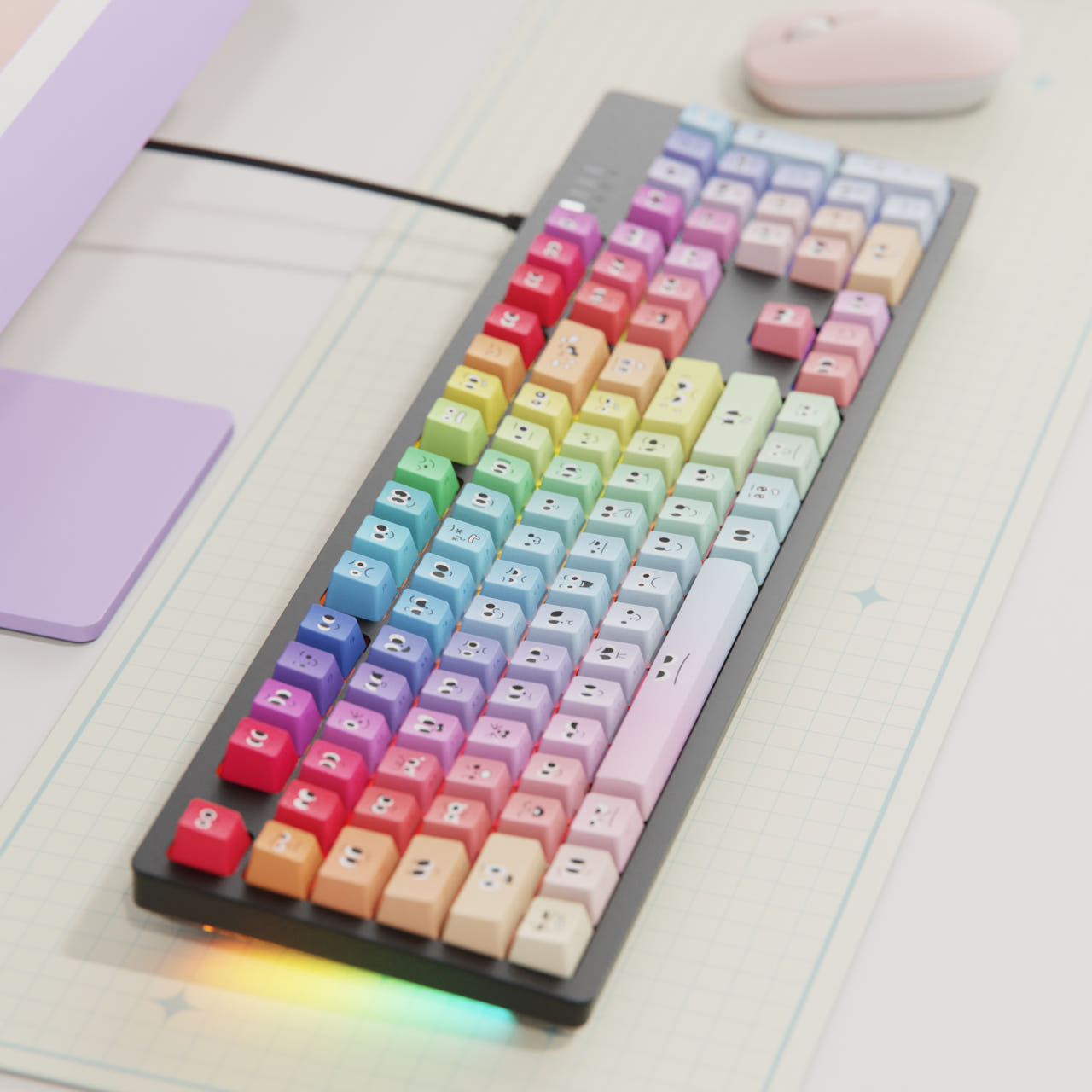 시이닷 와글바글 유선 LED 기계식 키보드(C.e.dot WagleBagle Wired LED Mechanical Keyboard) - 5