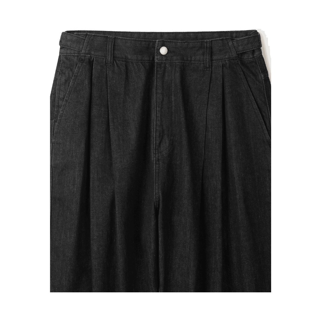 24/7 시리즈 어드저스터블 로우 와이드 데님 블랙(24/7 series Adjustable Raw Wide Denim Black) - 3