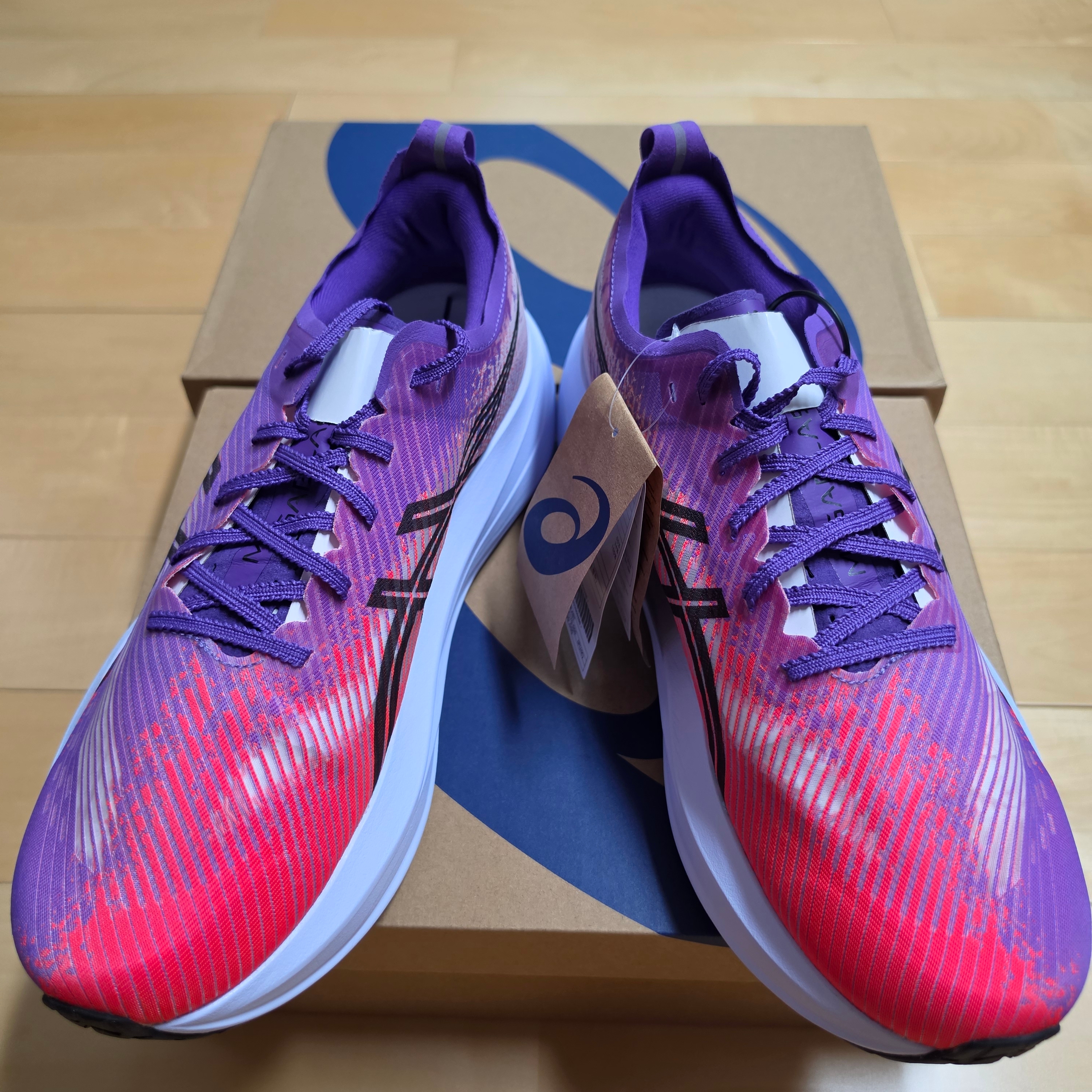 Asics Megablast Edo Purple Black 착용 스타일 - 3