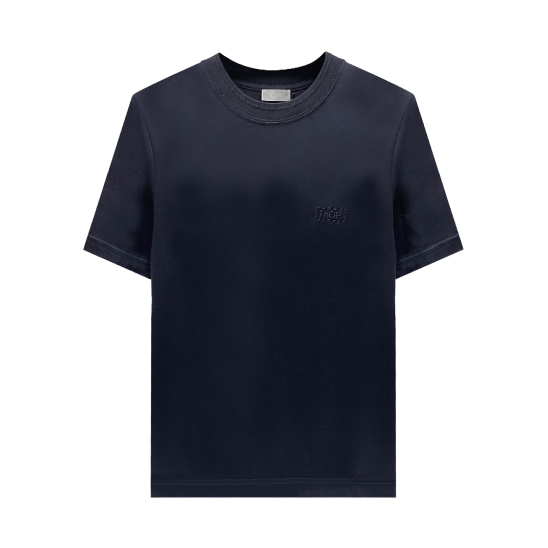 디올 아이콘 캐주얼 핏 씨 아일랜드 코튼 저지 티셔츠 네이비 블루(Dior Icons Casual Fit Sea Island Cotton Jersey T-Shirt Navy Blue) - 1