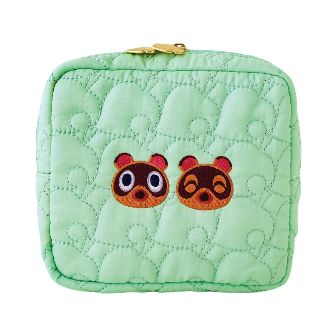 닌텐도 동물의 숲 x 패밀리 마트 스몰 퀼팅 파우치 백(Nintendo Animal Crossing x Family Mart Small Quilting Pouch Bag)