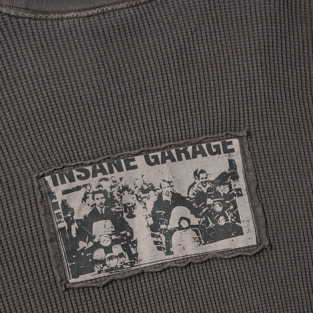 인세인개러지 그래픽 패치 와플 롱슬리브 - 브라운(INSANE GARAGE Graphic Patch Waffle Long Slv_Brown) - 6