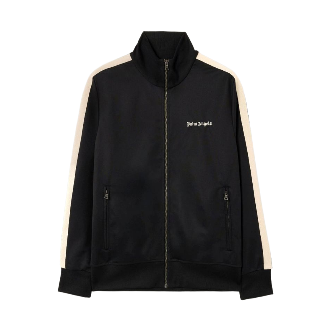 팜엔젤스 클래식 로고 트랙 탑 - 블랙 화이트(Palm Angels Classic Logo Track Top - Black Off White)