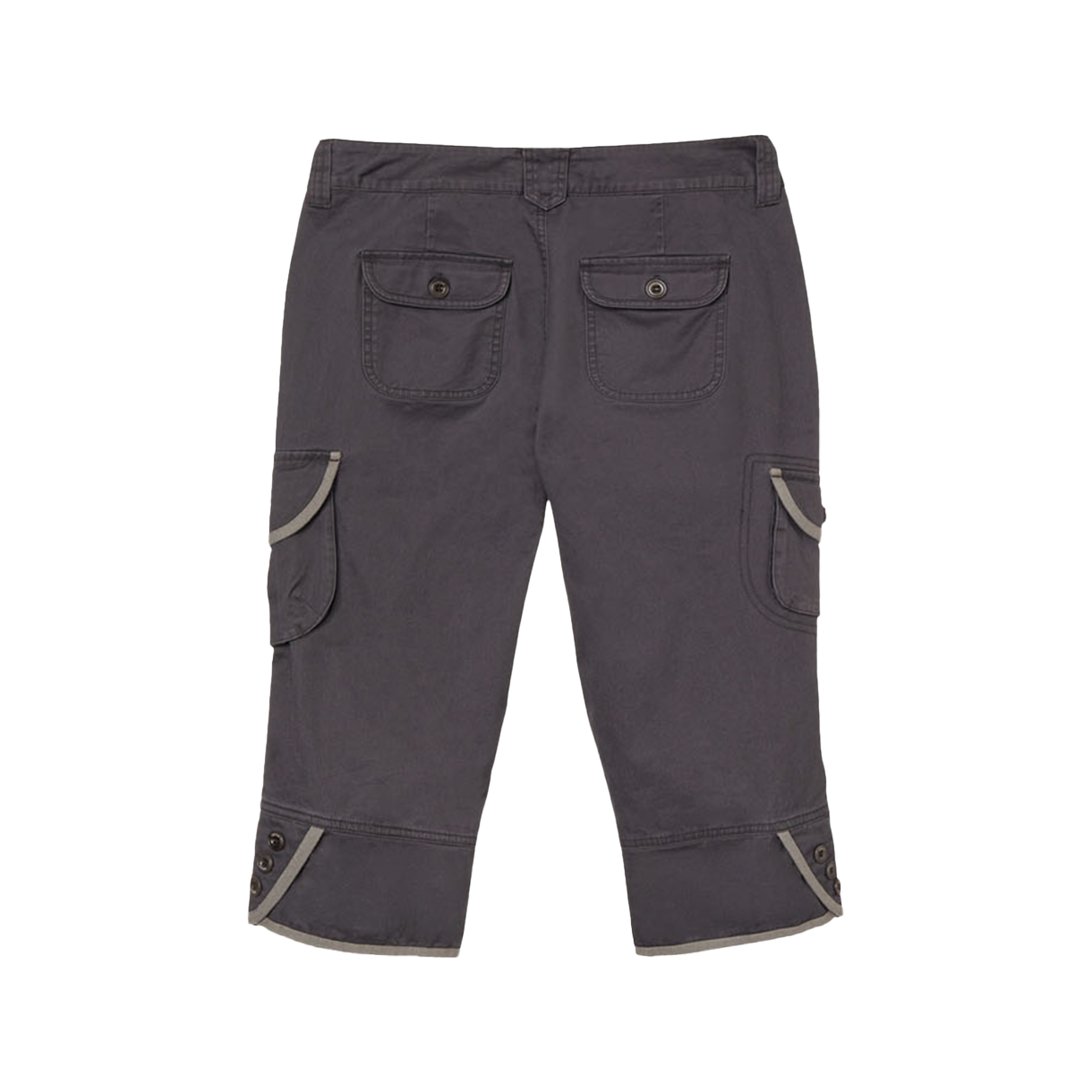 [오프라인 전용] 에이이에이이 우먼 카프리 카고 팬츠 차콜 - 26SS([오프라인 전용] AEAE Women Capri Cargo Pants Charcoal - 26SS) - 2