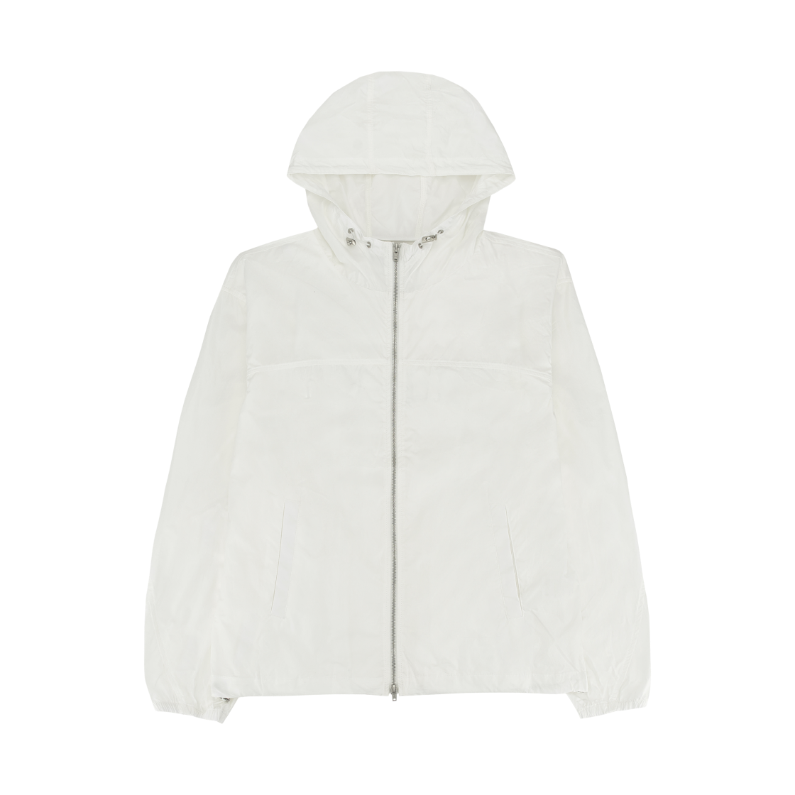 마뗑킴 마뗑 하이 넥 후디 코팅 점퍼 아이보리(Matin Kim Matin High Neck Hoody Coating Jumper Ivory) - 1