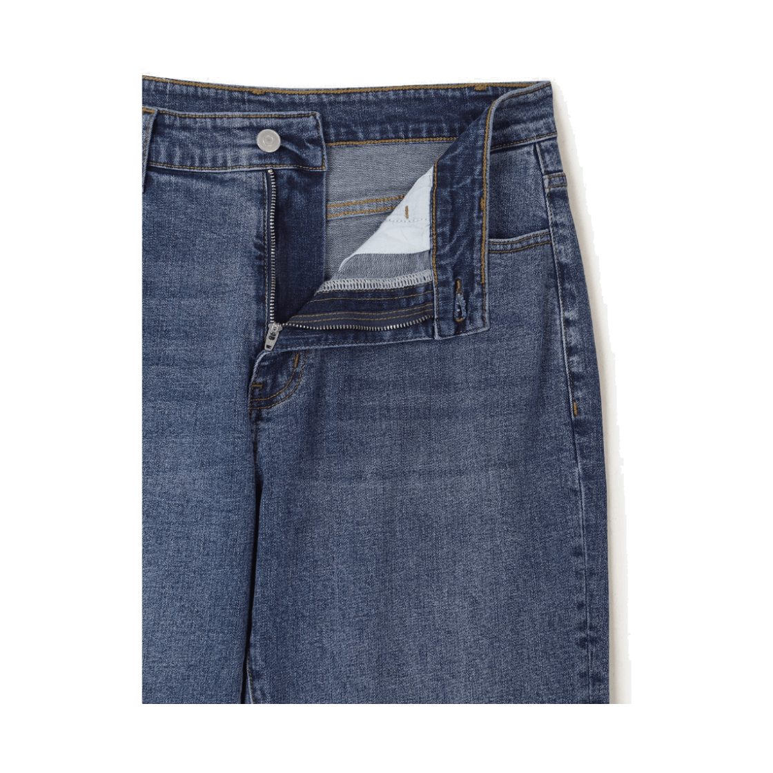 24/7 시리즈 세미 와이드 스트레이트 데님 다크 네이비(24/7 series Semi-Wide Straight Denim Dark Navy) - 6