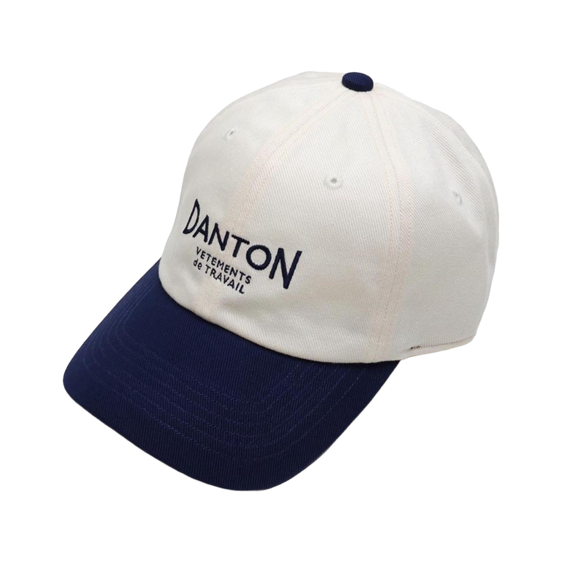 단톤 6 패널 로고 캡 아이보리 그레이(Danton 6-Panel Logo Cap Ivory Grey)