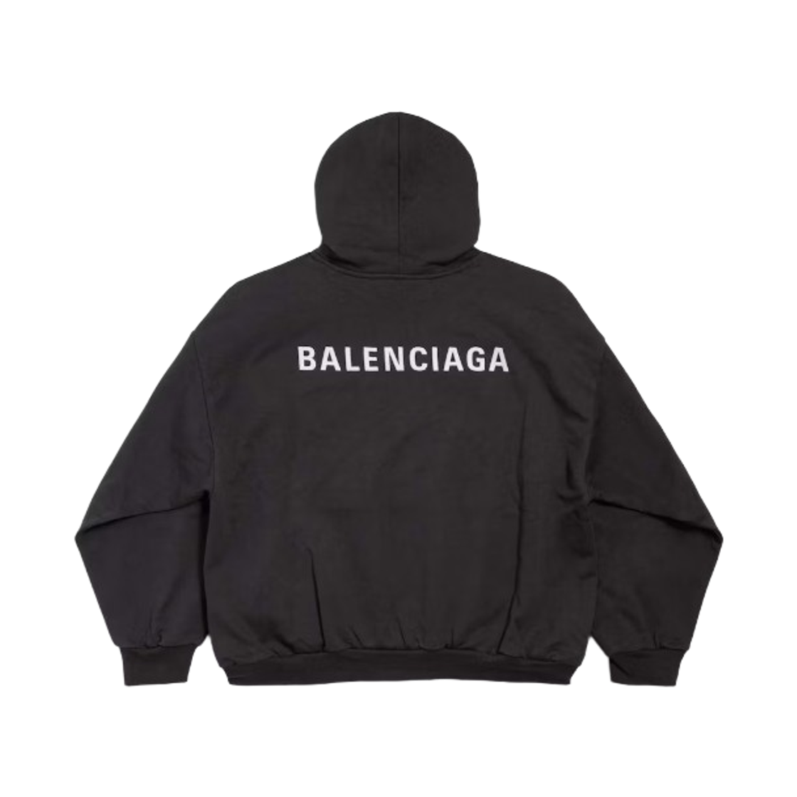 767877TPVK21569 Balenciaga New Balenciaga Back Medium Fit Hoodie Black