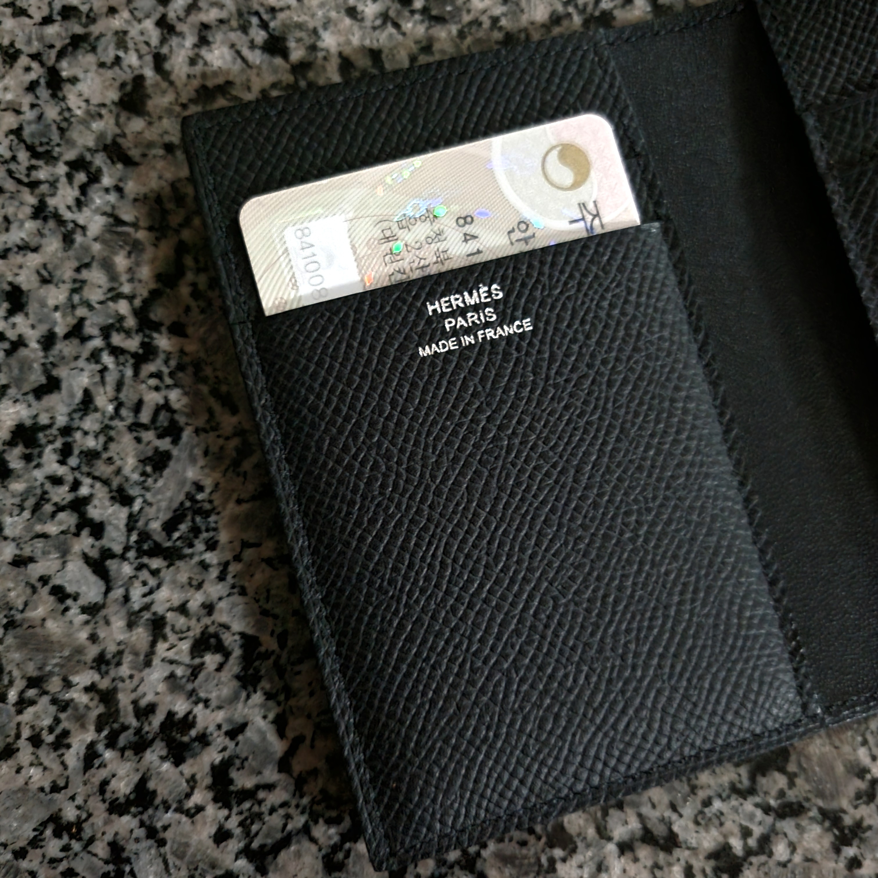 Hermes MC² Euclide Card Holder Epsom & Noir 착용 스타일 - 4