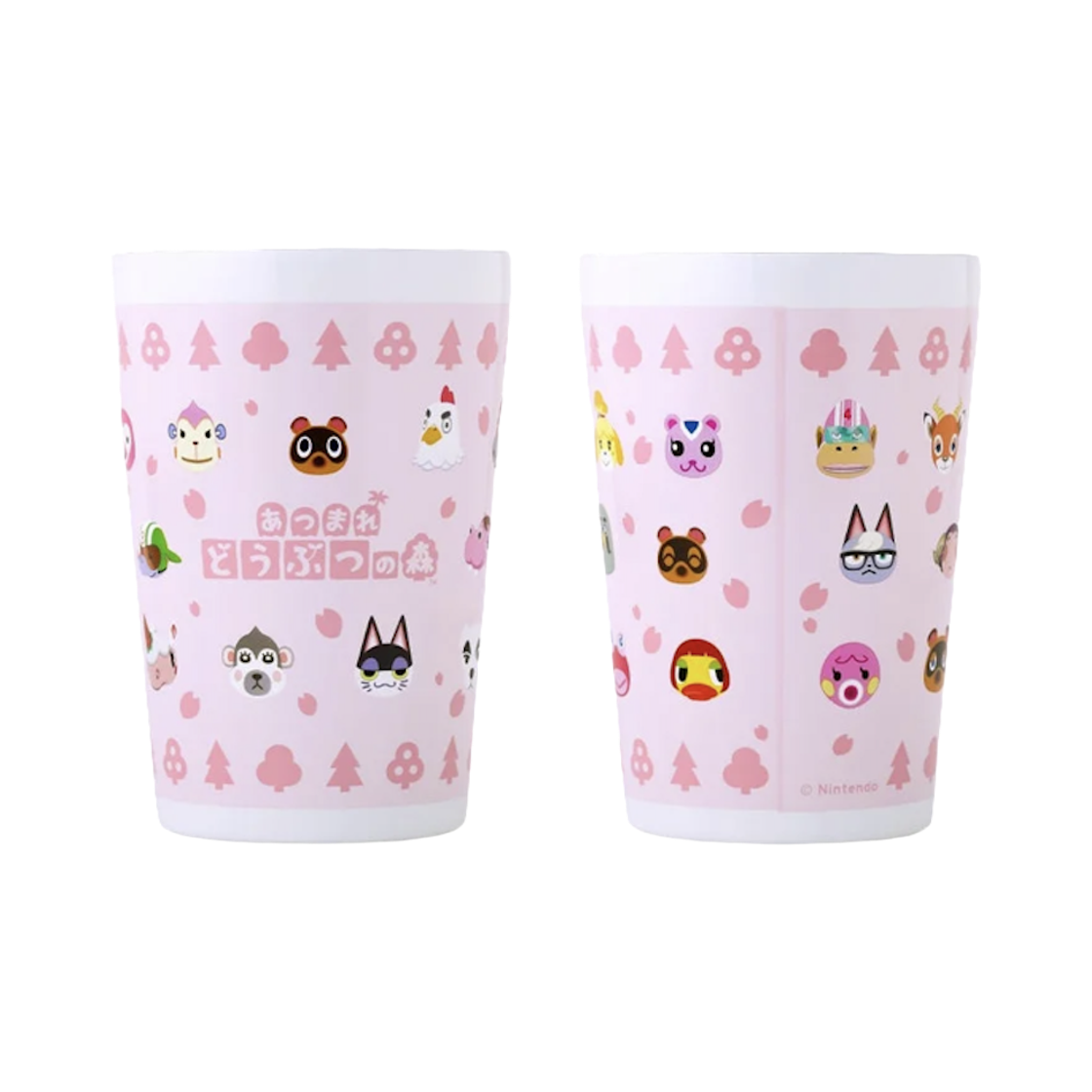 닌텐도 동물의 숲 x 패밀리 마트 카페 텀블러 벚꽃 버전(Nintendo Animal Crossing x Family Mart Cafe Tumbler Sakura Ver.)