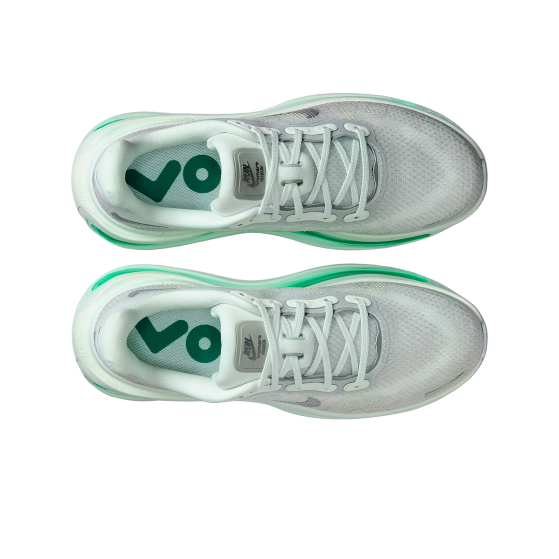 (W) 나이키 보메로 프리미엄 베얼리 그린 메탈릭 실버((W) Nike Vomero Premium Barely Green Metallic Silver) - 2